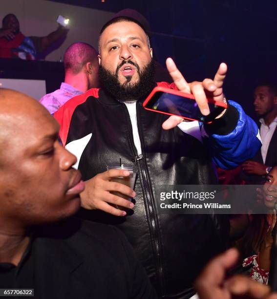 Khaled attends DJ Kash Welcome To Hot 107.9 Party at Gold Room on March 25, 2017 in Atlanta, Georgia.
