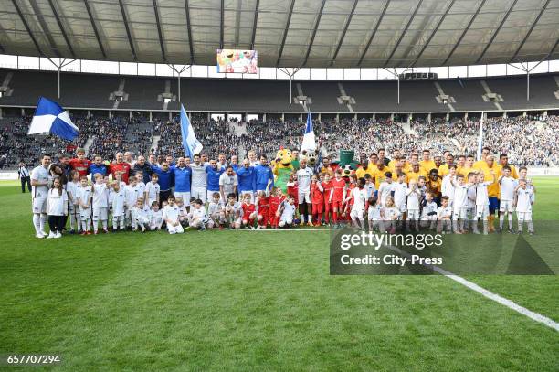 During the farewell match of Marcelinho on march 25, 2017 in Berlin, Germany. Berlin, Germany, march 25, 2017: