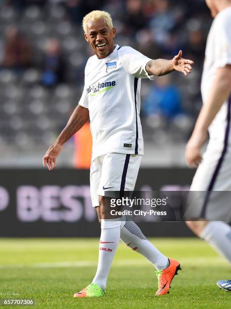 Marcelinho during the farewell match of Marcelinho on march 25, 2017 in Berlin, Germany. Berlin, Germany, march 25, 2017: