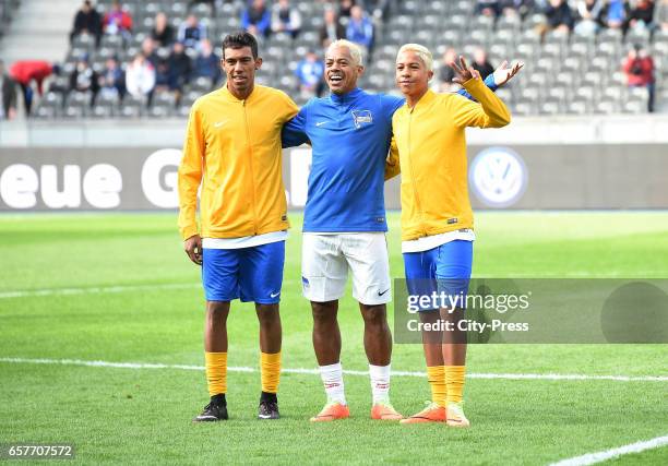 Marcelinho during his farewell match on march 25, 2017 in Berlin, Germany. Berlin, Germany, march 25, 2017: