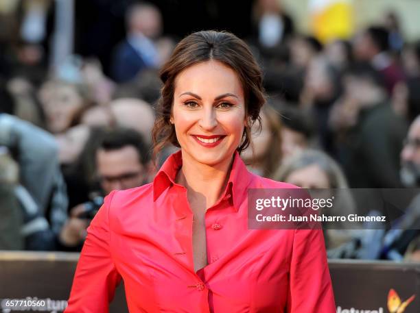 Ana Milan attends photocall during of the 20th Malaga Film Festival on March 25, 2017 in Malaga, Spain.