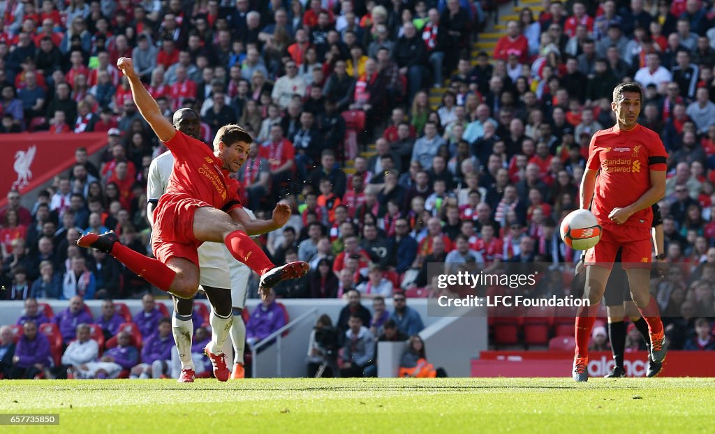 Liverpool Legends v Real Madrid Legends: LFC Foundation Charity Match