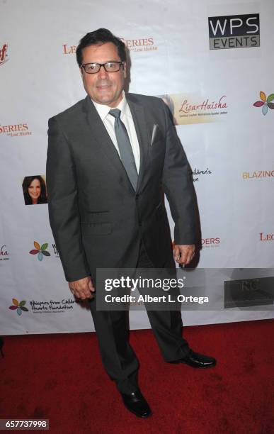 Actor Jeff Rector arrives for the Whispers From Children's Hearts Foundation's 3rd Legacy Charity Gala held at Casa Del Mar on March 24, 2017 in...