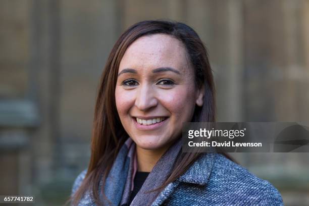 Olympic and World champion track and field athlete and children's author Jessica -Ennis-Hill at the FT Weekend Oxford Literary Festival on March 25,...