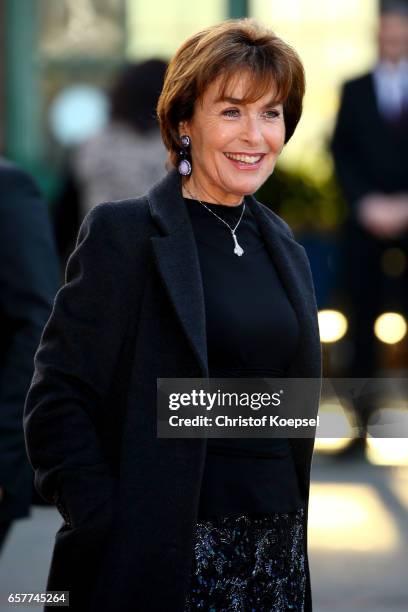 Thekla Carola Wied, film award winner poses during the Steiger Award on at Coal Mine Hansemann "Alte Kaue" March 25, 2017 in Dortmund, Germany.