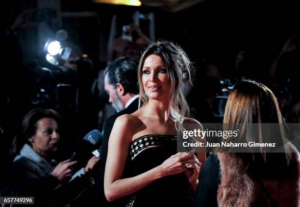 Nikole Kimpel attends photocall during of the 20th Malaga Film Festival on March 25, 2017 in Malaga, Spain.