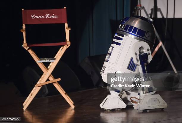 Attends Debbie Reynolds and Carrie Fisher Memorial at Forest Lawn Cemetery on March 25, 2017 in Los Angeles, California.