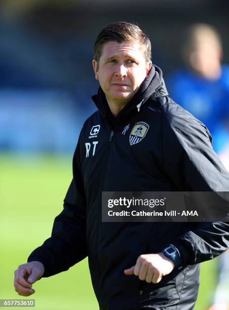 Richard Thomas assistant manager of Notts County during the Sky Bet League Two match between Wycombe Wanderers and Notts County at Adams Park on...