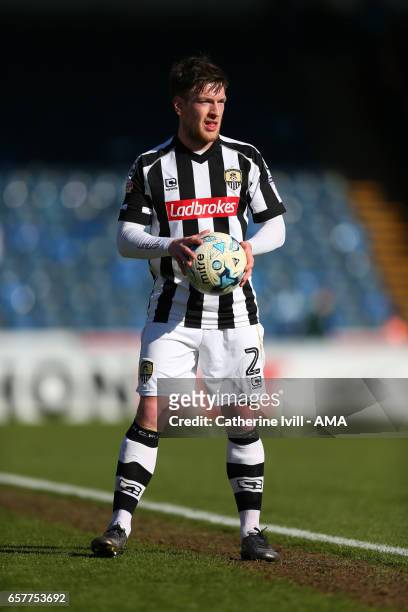 Matt Tootle of Notts County during the Sky Bet League Two match between Wycombe Wanderers and Notts County at Adams Park on March 25, 2017 in High...
