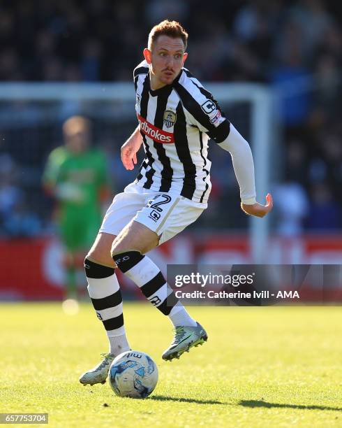 Robert Milsom of Notts County during the Sky Bet League Two match between Wycombe Wanderers and Notts County at Adams Park on March 25, 2017 in High...