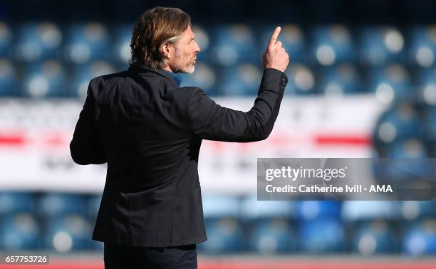 Gareth Ainsworth manager of Wycombe Wanderers during the Sky Bet League Two match between Wycombe Wanderers and Notts County at Adams Park on March...