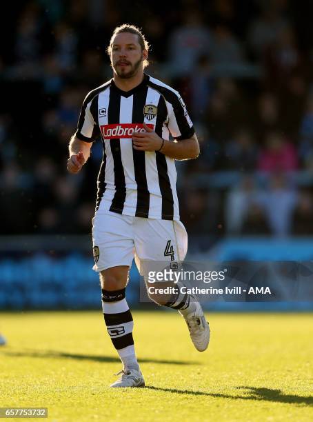 Alan Smith of Notts County during the Sky Bet League Two match between Wycombe Wanderers and Notts County at Adams Park on March 25, 2017 in High...