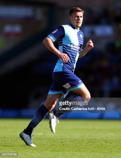 Will De Havilland of Wycombe Wanderers during the Sky Bet League Two match between Wycombe Wanderers and Notts County at Adams Park on March 25, 2017...