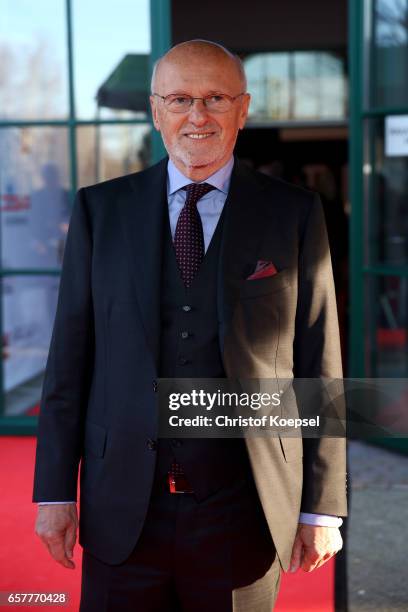 Dirk Rossmann, entrepreneur poses during the Steiger Award at Coal Mine Hansemann "Alte Kaue" on March 25, 2017 in Dortmund, Germany.