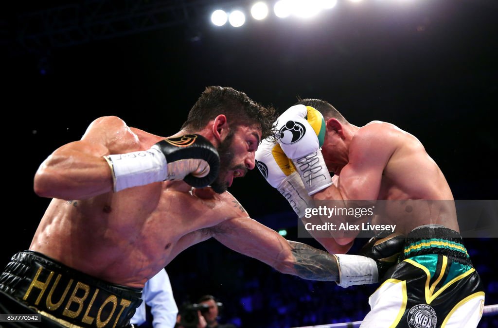 Fhm Boxing Anthony Crolla of Great Britain fights Jorge Linares of Venezuela ...