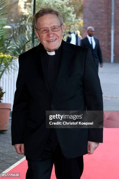 Walter Kardinal Kasper poses during the Steiger Award at Coal Mine Hansemann "Alte Kaue" on March 25, 2017 in Dortmund, Germany.