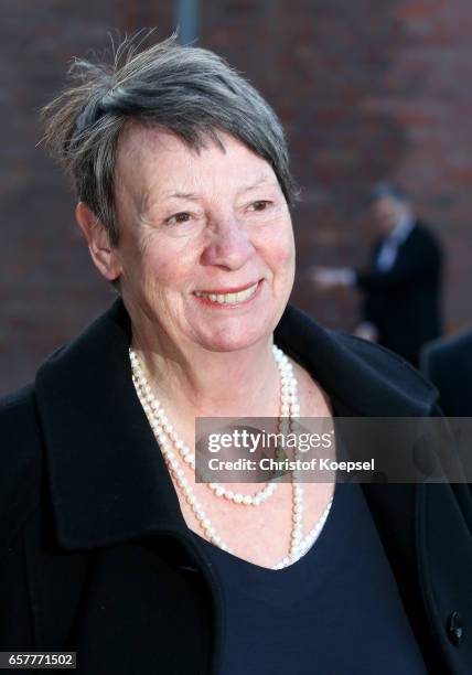 Doctor Barbara Hendricks, minister of environment poses during the Steiger Award at Coal Mine Hansemann "Alte Kaue" on March 25, 2017 in Dortmund,...