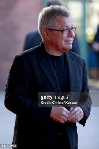 Architect Daniel LIbeskind poses during the Steiger Award at Coal Mine Hansemann "Alte Kaue" on March 25, 2017 in Dortmund, Germany.