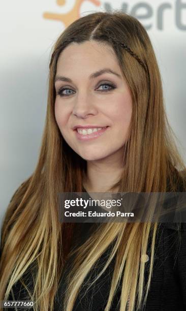 Singer Leire Marintez attends the 'La Noche de Cadena 100' photocall at Wizink Center on March 25, 2017 in Madrid, Spain.