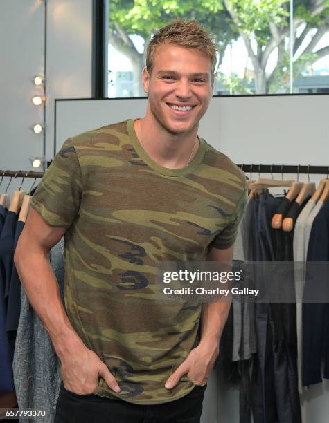 Model Matthew Noszka attends LA: John Varvatos - Spring VIP Cocktail Party & Personal Appearance at John Varvatos on March 25, 2017 in West...