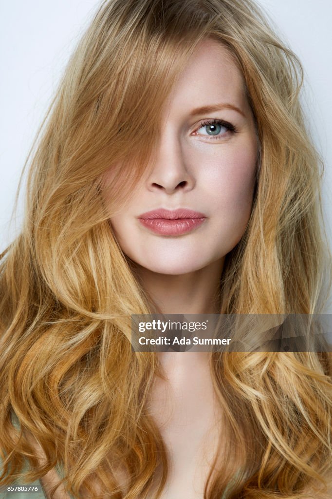 Portrait shot of young beautiful woman