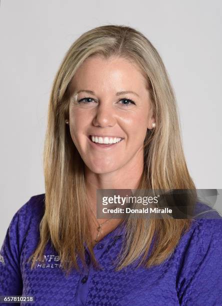 Amy Anderson of the United States poses for a portrait at the Park Hyatt Aviara Resort on March 22, 2017 in Carlsbad, California.