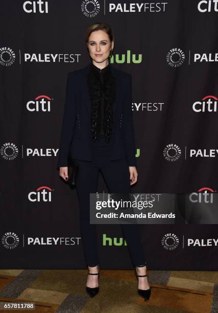 Actress Evan Rachel Wood attends The Paley Center For Media's 34th Annual PaleyFest Los Angeles - "Westworld" screening and panel at the Dolby...