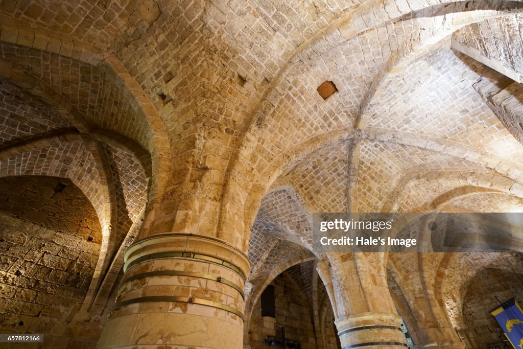 Knights Halls in Acre(Akko), Israel