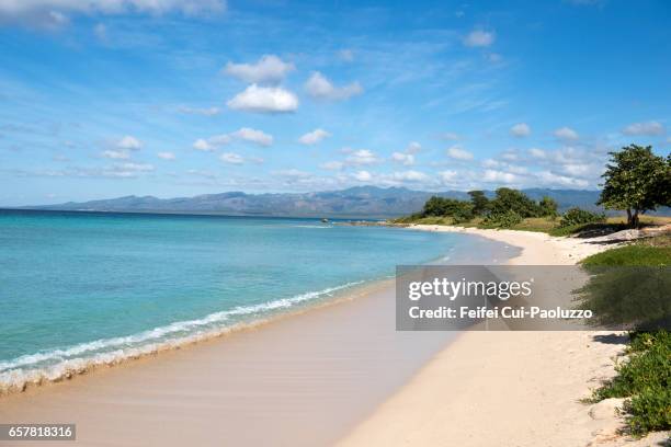 ancon beach in trinidad, cuba - trinidad cuba stock pictures, royalty-free photos & images