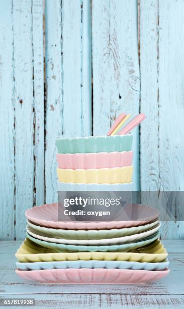 Blue Plates Stack 776 Stack Of Blue Plates Stock Photos, High-Res Pictures, and Images ...