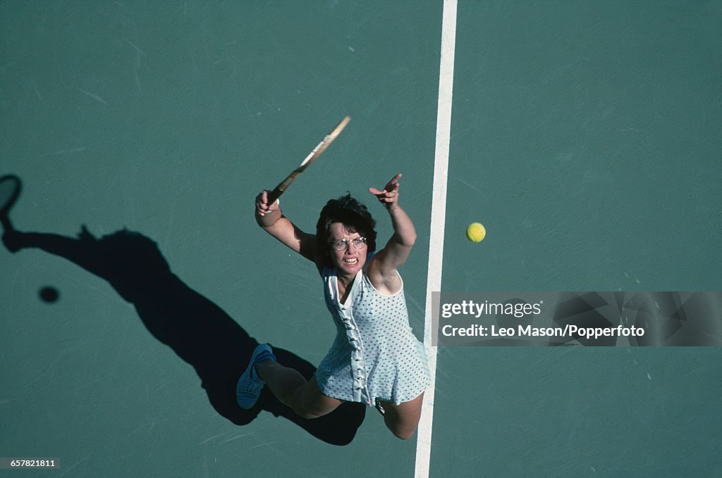Billie Jean King At 1978 US Open