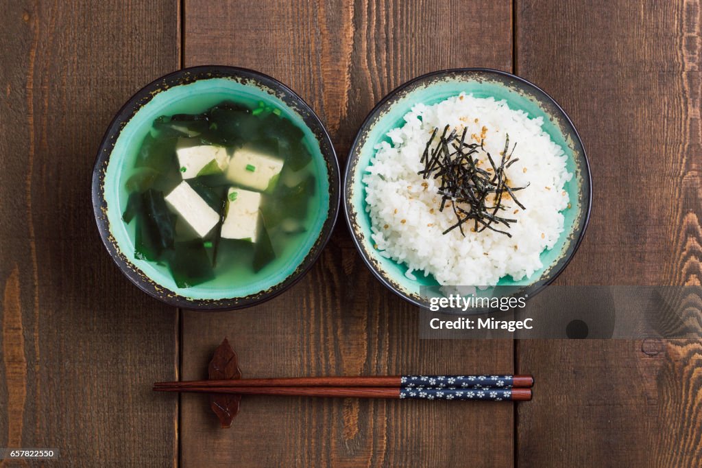 Miso Soup with Rice