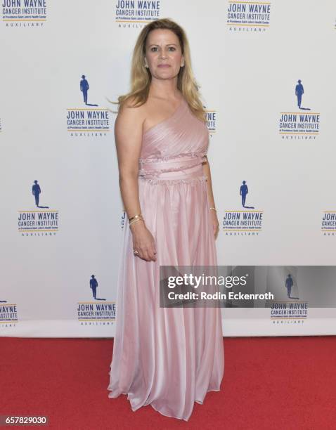 Melanie Wayne attends John Wayne Cancer Institute Auxiliary's 32nd Annual Odyssey Ball at the Beverly Wilshire Four Seasons Hotel on March 25, 2017...