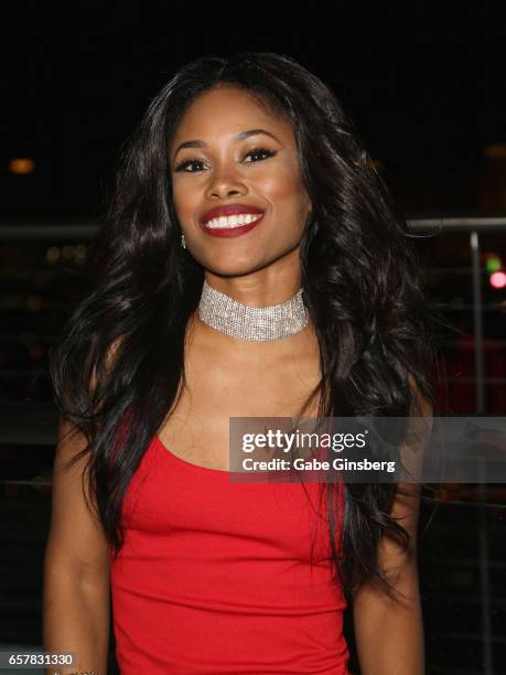 Actress Jasmine Burke attends the 10th annual Tempted2Touch Black LGBT Pride Spring Break Getaway at Palms Place Hotel & Spa on March 25, 2017 in Las...