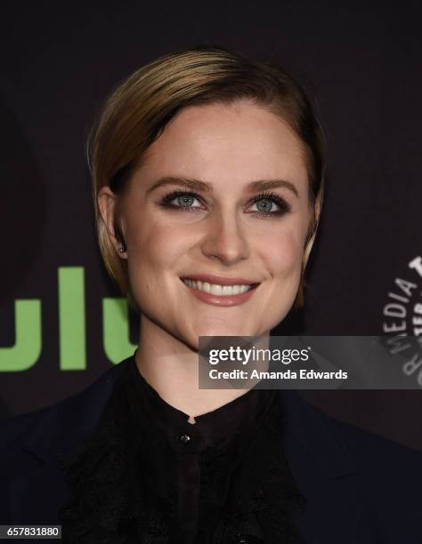 Actress Evan Rachel Wood attends The Paley Center For Media's 34th Annual PaleyFest Los Angeles - "Westworld" screening and panel at the Dolby...