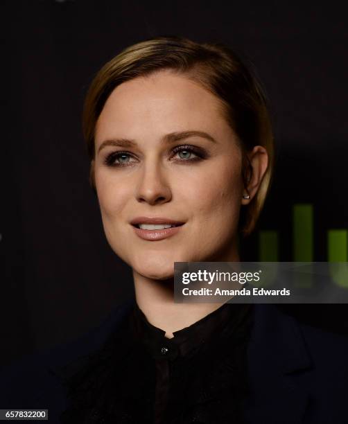 Actress Evan Rachel Wood attends The Paley Center For Media's 34th Annual PaleyFest Los Angeles - "Westworld" screening and panel at the Dolby...