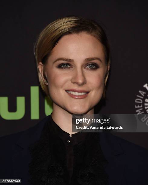 Actress Evan Rachel Wood attends The Paley Center For Media's 34th Annual PaleyFest Los Angeles - "Westworld" screening and panel at the Dolby...