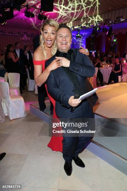 Franziska van Almsick and Guido Maria Kretschmer during the Gala Spa Awards at Brenners Park-Hotel & Spa on March 25, 2017 in Baden-Baden, Germany.