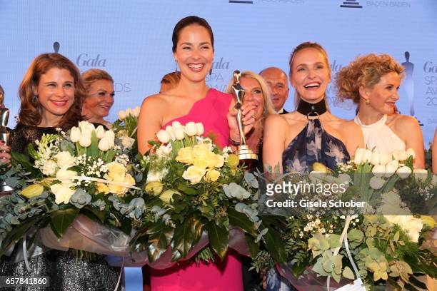 Carla Kromberg, Maria Hoefl-Riesch, Ana Ivanovic, Anne Meyer-Minnemann, Susanne Steinkraus during the Gala Spa Awards at Brenners Park-Hotel & Spa on...