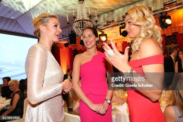 Maria Hoefl-Riesch, Ana Ivanovic and Franziska van Almsick during the Gala Spa Awards at Brenners Park-Hotel & Spa on March 25, 2017 in Baden-Baden,...