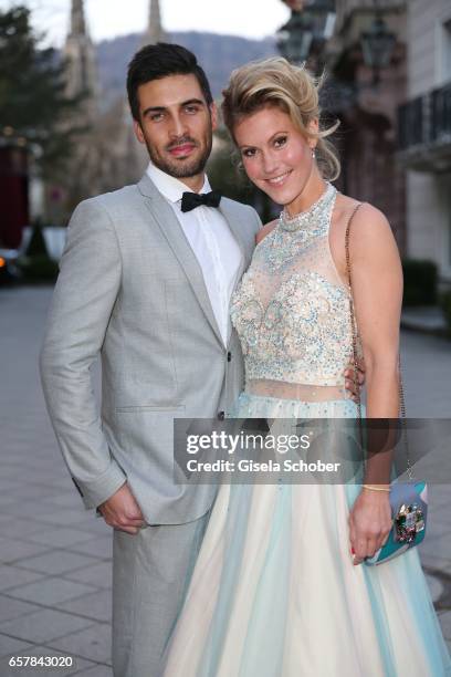 Wolke Hegenbarth and her boyfriend Oliver Vaid during the Gala Spa Awards at Brenners Park-Hotel & Spa on March 25, 2017 in Baden-Baden, Germany.