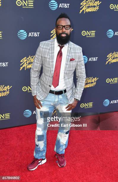 Marcus D. Wiley arrives at the 32nd annual Stellar Gospel Music Awards at the Orleans Arena on March 25, 2017 in Las Vegas, Nevada.