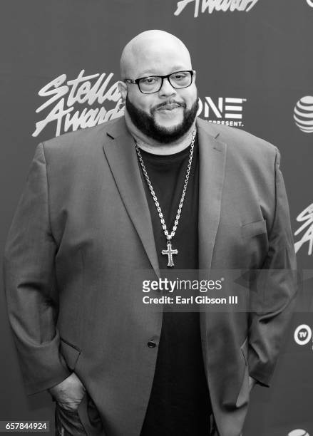 Singer Fred Hammond arrives at the 32nd annual Stellar Gospel Music Awards at the Orleans Arena on March 25, 2017 in Las Vegas, Nevada.