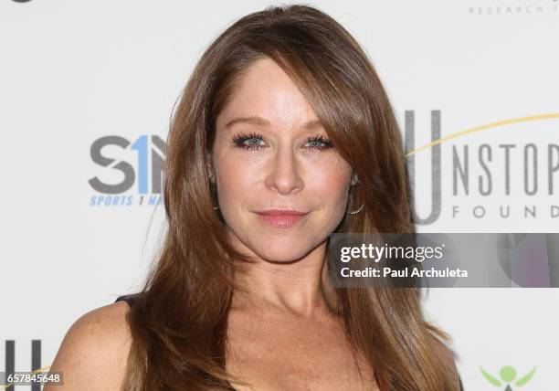 Actress Jamie Luner attends the 8th Annual Unstoppable Foundation Gala at The Beverly Hilton Hotel on March 25, 2017 in Beverly Hills, California.