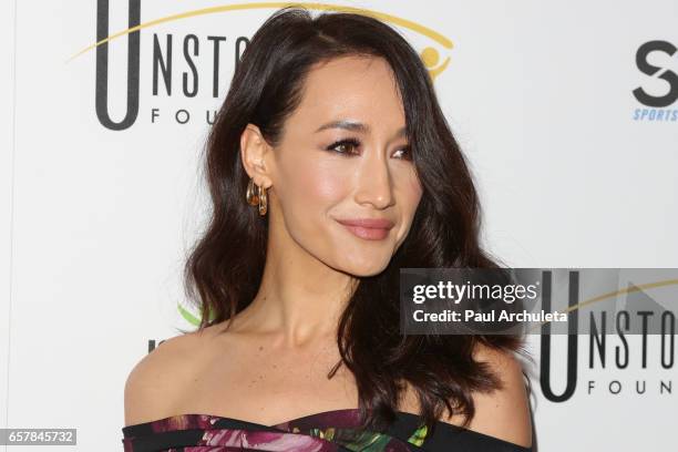 Actress Maggie Q attends the 8th Annual Unstoppable Foundation Gala at The Beverly Hilton Hotel on March 25, 2017 in Beverly Hills, California.