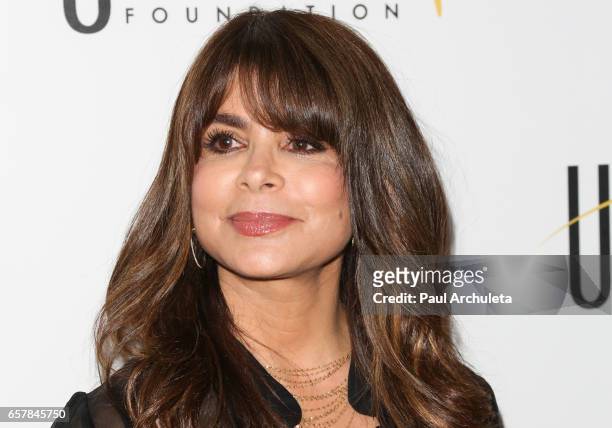 Personality / Singer Paula Abdul attends the 8th Annual Unstoppable Foundation Gala at The Beverly Hilton Hotel on March 25, 2017 in Beverly Hills,...