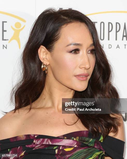 Actress Maggie Q attends the 8th Annual Unstoppable Foundation Gala at The Beverly Hilton Hotel on March 25, 2017 in Beverly Hills, California.