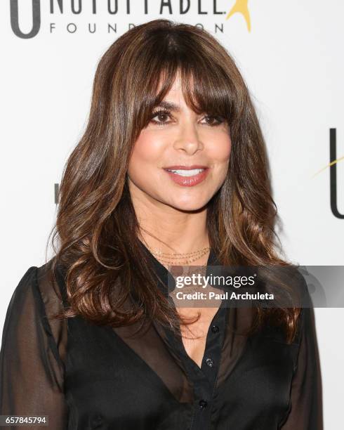 Personality / Singer Paula Abdul attends the 8th Annual Unstoppable Foundation Gala at The Beverly Hilton Hotel on March 25, 2017 in Beverly Hills,...