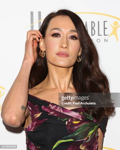 Actress Maggie Q attends the 8th Annual Unstoppable Foundation Gala at The Beverly Hilton Hotel on March 25, 2017 in Beverly Hills, California.