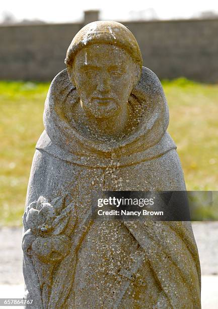 traditional domincan religious figure in ireland. - kilkenny ireland stock pictures, royalty-free photos & images